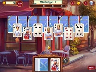 Play Solitaire to build your restaurant franchise!
