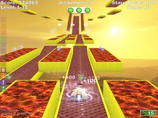 Do you like jumping? Jet Jumper is going to show you what extreme jumping is!