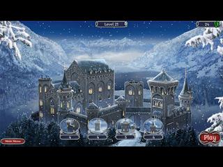 Grab a hot drink, cozy up to the fire as you are snowed in with a wintry adventure game of Solitaire