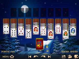 Happy Wonderland Solitaire offers a huge collection of festive winter solitaire games all presented