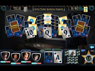 Play Solitaire and interrogate suspects to solve the puzzling case of a murdered bride at a wedding