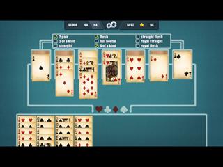 Poker meets Solitaire in this innovative new mashup!