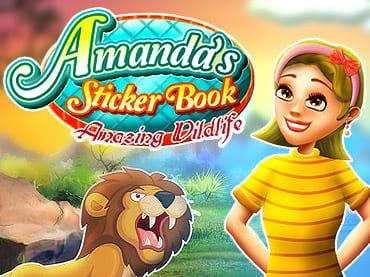 Amanda's Sticker Book: Amazing Wildlife