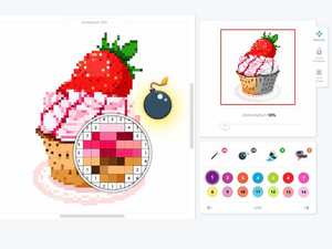 Pixel Art Coloring Book