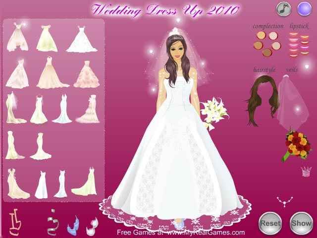 Wedding Dress Up 2010