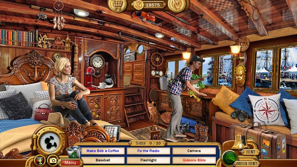 Hidden object game