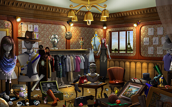 Hidden object game